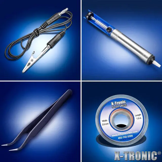 Alt view image 5 of 5 - X-Tronic 4020-PRO-X • Platinum Series • Hot Air Rework Station • 1000 Watt • Brushless DC Vortex Blower • Quick Change Patented Nozzle Holder • 4 Temp Presets, Temp Calibration, C/F, Auto Cool Down!