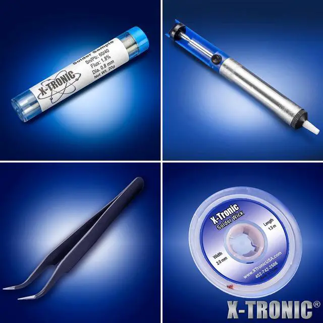 Alt view image 6 of 6 - X-Tronic 6040-PRO-X • Platinum Series • 700 Watt • Hot Air Rework Soldering Iron Station • Digital Temp Controls, C/F Func, 0-30 Min Sleep, Auto Cool Down, Mute/Unmute Sound & Patented Nozzle Holder!