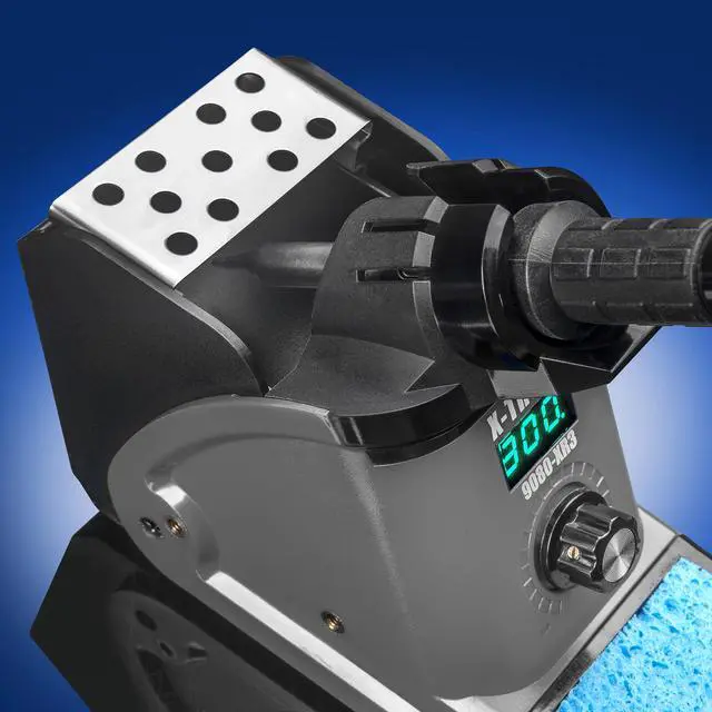 Alt view image 5 of 7 - X-Tronic 9080-XR3 - 110 Watt Heavy Duty "Fine to Medium Gauge Wire” Soldering Iron Station: LED Temperature Display, Sleep Function (0 to 30 Minutes), °C to°F Function & Calibration Function (± 99°C)