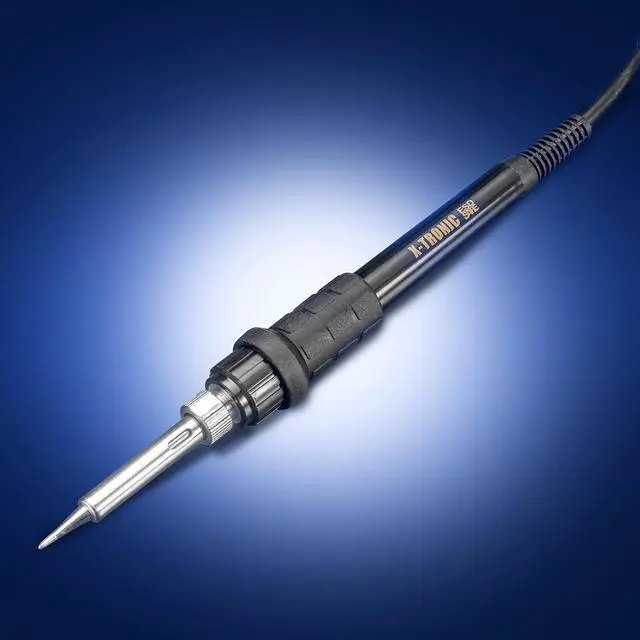 Alt view image 4 of 7 - X-Tronic's 3060-PRO • Dual LED Display • 75 W Soldering Iron Station • 5 Extra Tips • Mag Lamp • 4 Helping Hands • 50g Roll of Solder • Brass Sponge w/Flux • 3 Temp Presets, Calibration, Sleep & C/F