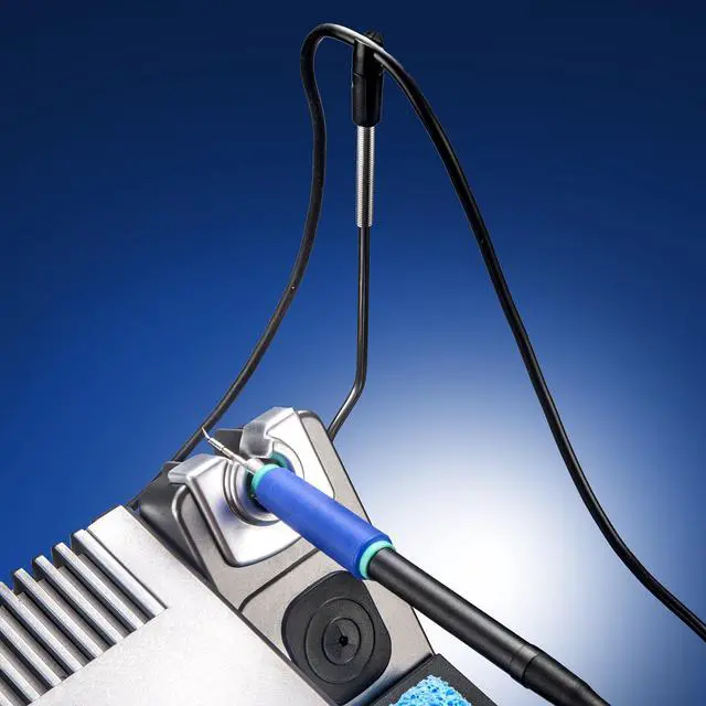 Alt view image 6 of 7 - X-Tronic SX-90  Platinum Series  85W Precision Micro Soldering Iron Station  Lead Free  3 Temp Presets  Temp in 4 Seconds  Calibration, Hibernation & C°/F° Functions & 72 °C Temp "Kicker Bar"!