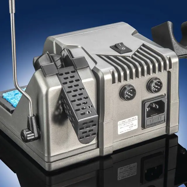Alt view image 6 of 6 - X-Tronic 7040-PRO-X - 775 Watt  Small Footprint Hot Air Rework & Soldering Iron Station - Digital Temp Controls, C/F Conversion, Calibration Func, 0-30 Min Sleep, Auto Cool Down, Mute/Unmute Sound