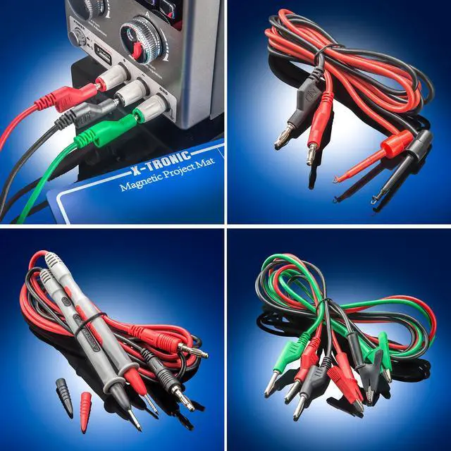 Alt view image 5 of 7 - X-Tronic PX-70 Linear Variable Bench DC Power Supply 30V 5A Range  Memory Recall, Lock/Unlock Func  5 Protection Modes  USB Output  Precise Rotary Encoder Adjustments  3 Sets of Dependable Leads