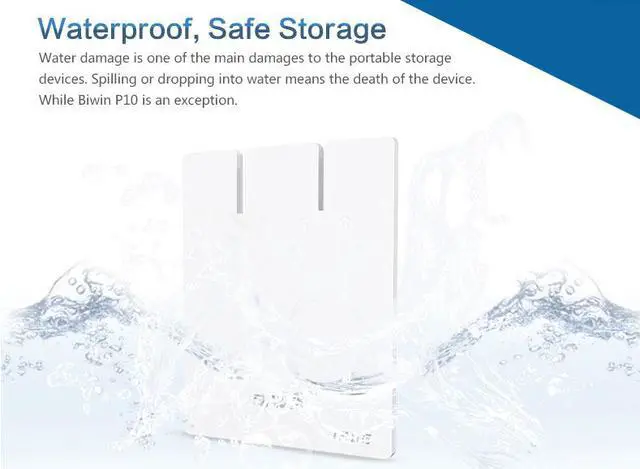 Main image of Biwin® 128GB Lightning SATA III USB3.0 Mini Ultra-slim Customize Portable SSD with SIP Technology Waterproof Mobile Solid State Drive