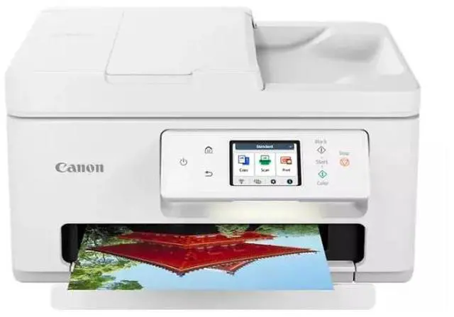 Alt view image 2 of 6 - Canon PIXMA TR7820 Wireless Home All-in-One Inkjet Printer