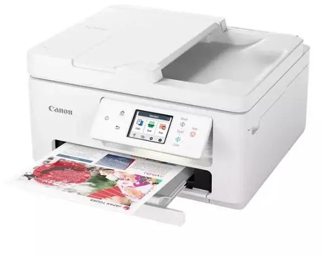 Alt view image 3 of 6 - Canon PIXMA TR7820 Wireless Home All-in-One Inkjet Printer