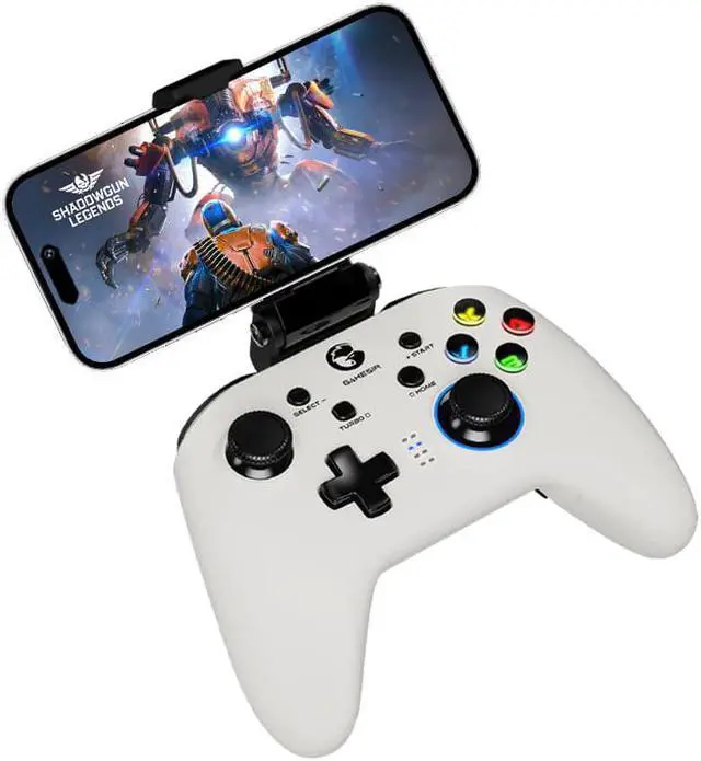 Alt view image 5 of 5 - GameSir T4 Pro Bluetooth Wireless Game Controller multi-platform Gamepad for Nintendo Switch / iOS / Android / PC White