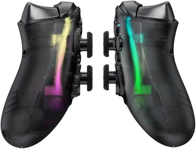 Alt view image 5 of 7 - GameSir Kaleid Xbox-Authorized Illuminated Game Controller for Xbox Series X|S, Xbox One & Windows 10/11 and Steam, Plug and Play Gaming Gamepad with Hall Effect Joysticks/Hall Trigger