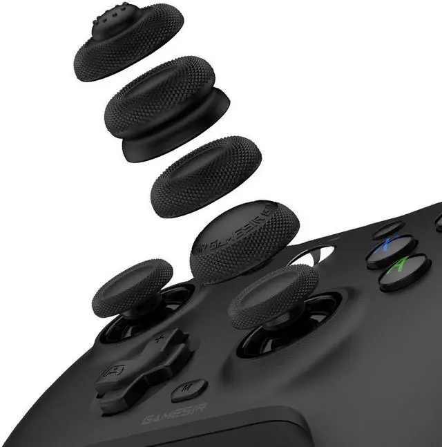Alt view image 3 of 7 - GameSir Thumb Grip Pack for the entire GameSir controllers (except X2/X3), XBox One/XBox Series controllers, PS4/PS5 controllers, Switch Pro, etc (Black Version)