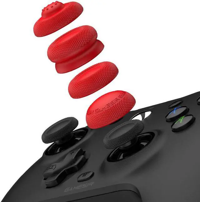 Main image of GameSir Thumb Grip Pack for the entire GameSir controllers (except X2/X3), XBox One/XBox Series controllers, PS4/PS5 controllers, Switch Pro, etc (Red Version)