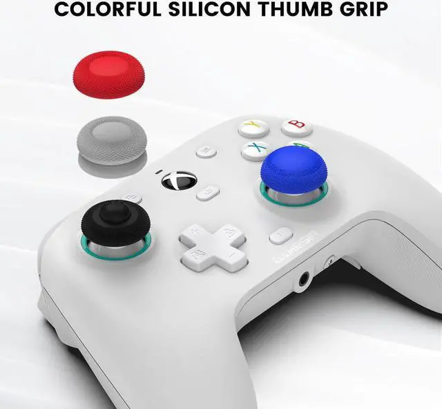 Alt view image 3 of 6 - GameSir 8pcs Joystick Grip for Ps5 Ps4 Controller, Silicone Thumb Grips Caps Cover Analog Stick for Playstation 5, Playstation 4 Controller, Xbox One Controller (8pcs)Blue version