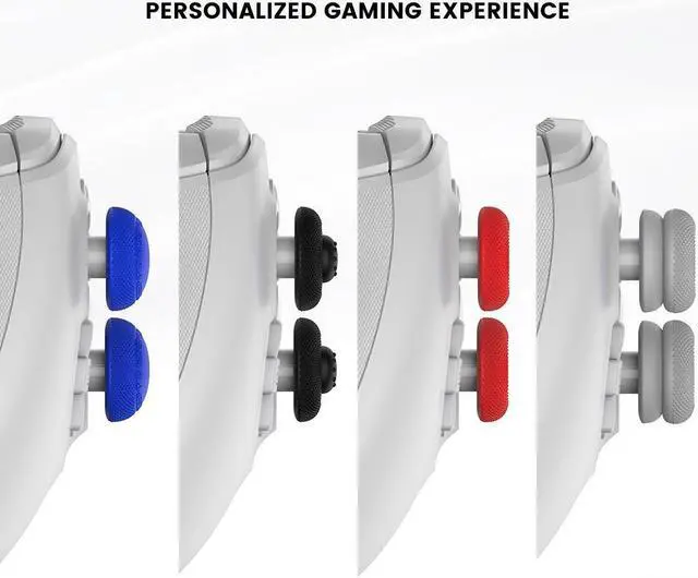 Alt view image 5 of 6 - GameSir Thumb Grip Pack for the entire GameSir controllers (except X2/X3), XBox One/XBox Series controllers, PS4/PS5 controllers, Switch Pro, etc (Gray Version)