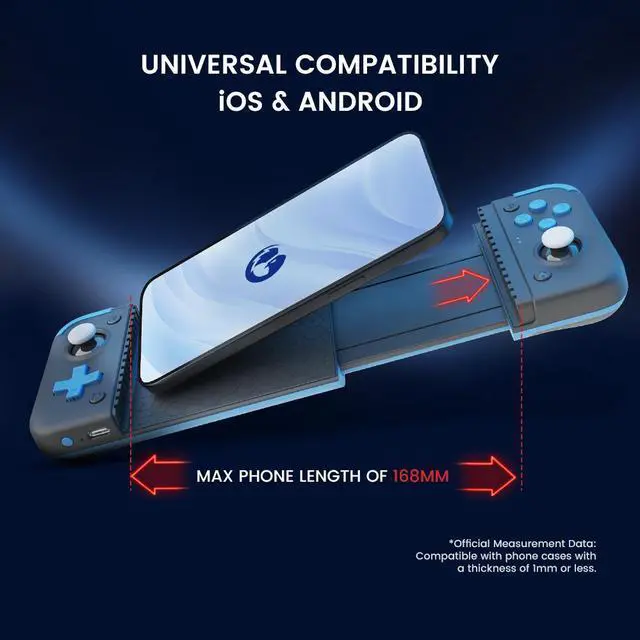 Alt view image 6 of 7 - GameSir X2s Bluetooth Mobile Gaming Controller for Android, iOS& HarmonyOS Phones, Play Genshin Impact, Call of Duty, Diablo, Village & More
