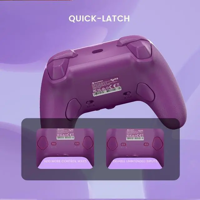 Alt view image 5 of 7 - GameSir G7 SE Wired Gaming Controller for Xbox Series X|S, Xbox One, Windows 10/11, PC Controller Gamepad with Hall Effect Sticks and 3.5mm Audio Jack (Purple Version)