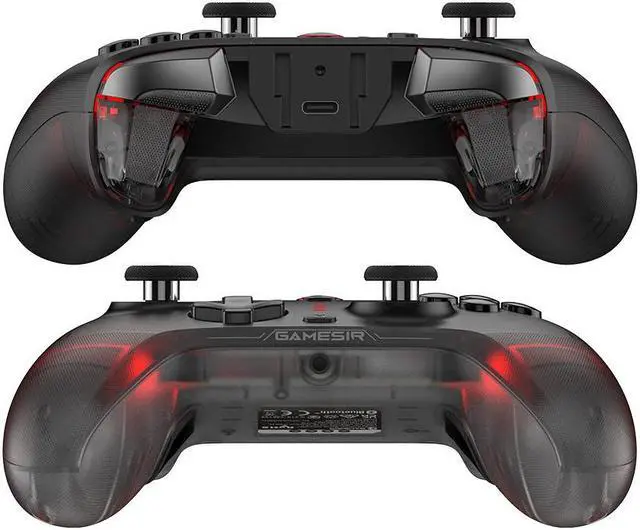 Alt view image 3 of 5 - GameSir Cyclone 2 Enhanced Multi-Platform Controller for Switch, Android, iOS, PC and Steam with GameSir Mag-Restm TMR Stick-Black Controler