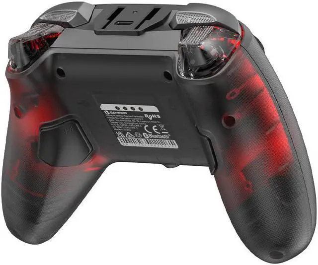 Alt view image 4 of 5 - GameSir Cyclone 2 Enhanced Multi-Platform Controller for Switch, Android, iOS, PC and Steam with GameSir Mag-Restm TMR Stick-Black Controler