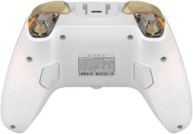 Alt view image 2 of 6 - GameSir Cyclone 2 Enhanced Multi-Platform Controller for Switch, Android, iOS, PC and Steam with GameSir Mag-Restm TMR Stick-White Controler