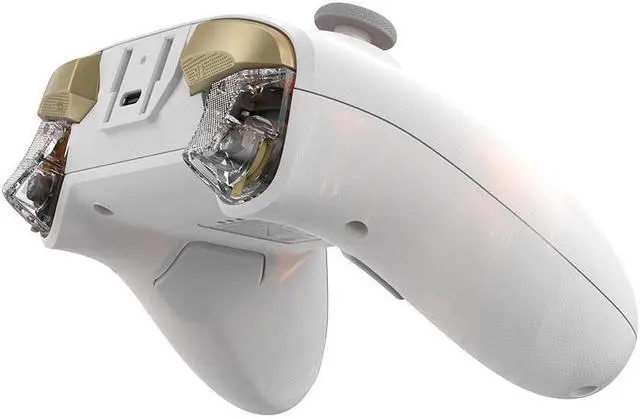 Alt view image 3 of 6 - GameSir Cyclone 2 Enhanced Multi-Platform Controller for Switch, Android, iOS, PC and Steam with GameSir Mag-Restm TMR Stick-White Controler