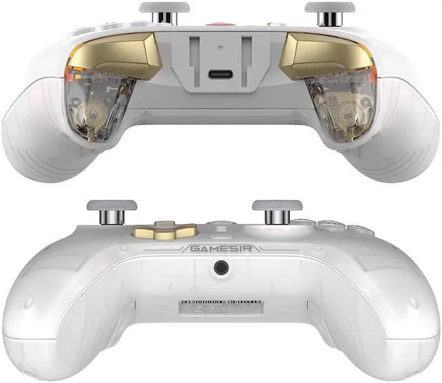 Alt view image 5 of 6 - GameSir Cyclone 2 Enhanced Multi-Platform Controller for Switch, Android, iOS, PC and Steam with GameSir Mag-Restm TMR Stick-White Controler