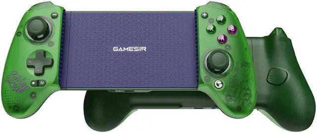 Alt view image 4 of 6 - GameSir G8+ Bluetooth Wireless Mobile Gaming Controller for Switch, iOS, Android, tablets, or PC Gamepad with Hall Effect Joysticks/Hall Trigger, 3.5mm Audio Jack-Hulk Edition