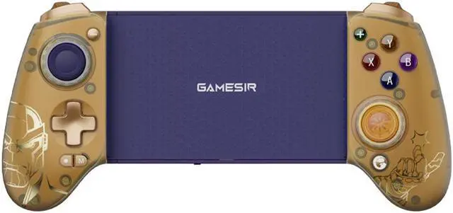 Alt view image 3 of 7 - GameSir G8+ Bluetooth Wireless Mobile Gaming Controller for Switch, iOS, Android, tablets, or PC Gamepad with Hall Effect Joysticks/Hall Trigger, 3.5mm Audio Jack-Thanos Edition
