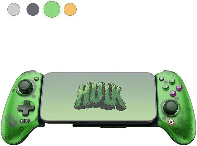 Main image of GameSir G8+ Bluetooth Wireless Mobile Gaming Controller for Switch, iOS, Android, tablets, or PC Gamepad with Hall Effect Joysticks/Hall Trigger, 3.5mm Audio Jack-Hulk Edition