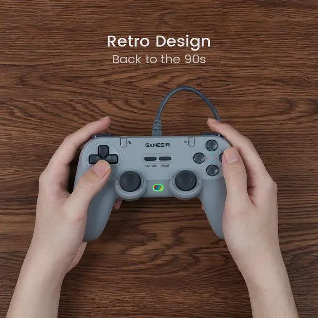 Alt view image 4 of 7 - GameSir Tegenaria Lite Wired Symmetric Game Controller(Gray)