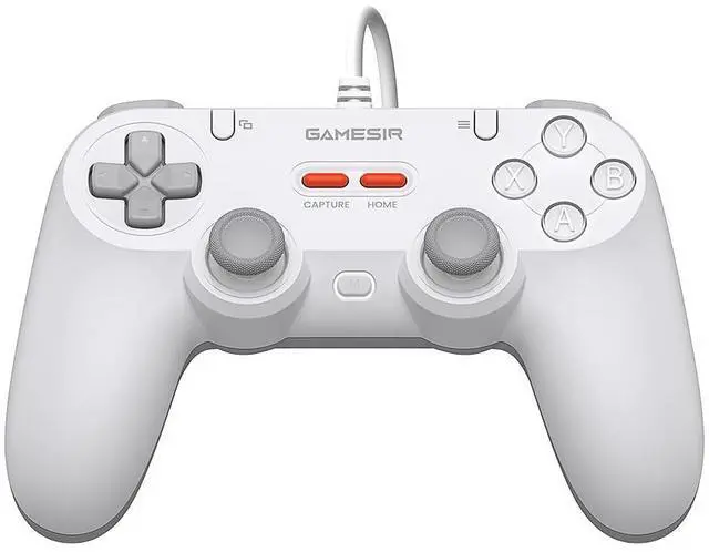 Alt view image 2 of 6 - GameSir Tegenaria Lite Wired Symmetric Game Controller(Gray) Serene White