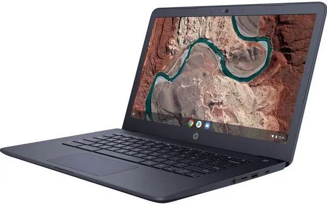 Alt view image 12 of 12 - HP Chromebook AMD A4-9120 4GB Memory 32 GB eMMC SSD 14.0" Touch Screen Chrome OS 14-db0060nr