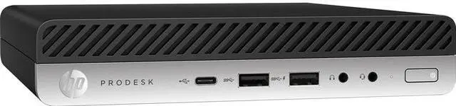 Main image of HP Business Desktop ProDesk 600 G5 Desktop Computer - Intel Core i5 9th Gen i5-9500T 2.20 GHz - 8 GB RAM DDR4 SDRAM - 256 GB SSD - Desktop Mini -