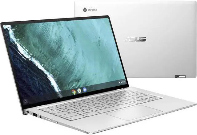 Alt view image 5 of 12 - ASUS Chromebook Flip Chromebook Intel Core i5-8200Y 8GB Memory 128 GB SSD 14.0" Touch Screen Chrome OS C434TA-DS588T
