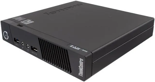 Alt view image 2 of 3 - Lenovo ThinkCentre M93p Tiny Desktop Computer i5-4570T 8GB 256GB SSD W10