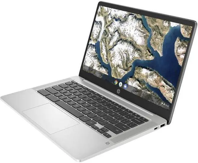 Alt view image 18 of 20 - HP Chromebook 14a-na0000 14a-na0200nr 14" Chromebook - HD - 1366 x 768 - Intel Celeron N4120 Quad-core (4 Core) - 4 GB Total RAM - 4 GB On-board Memory - 64 GB Flash Memory - Mineral Silver, Natu