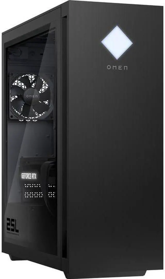 Alt view image 6 of 19 - HP OMEN - 25L Gaming Desktop - Intel Core i7 - 16GB Memory - NVIDIA® GeForce RTX™ 2060 SUPER - 512GB SSD + 1TB HDD - Shadow Black GT12-0164 PC Computer