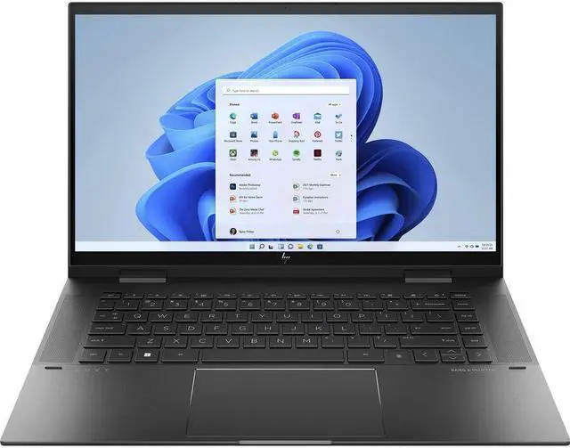 Main image of HP ENVY x360 15-ey0008ca 2-in-1 Laptop (TOUCHSCREEN), Windows 11 Home 64-Bit, AMD Ryzen 7 5825U 8-core Processor 2.0GHz, 16GB DDR4-3200 MHz RAM (2 x 8 GB)