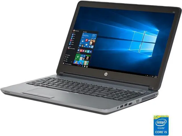 Main image of HP Laptop 650 G1 Intel Core i5 (2.50 GHz) 8 GB Memory 512 GB SSD 15.6" Windows 10 Pro 64-Bit