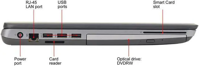 Alt view image 3 of 3 - HP Laptop 650 G1 Intel Core i5 (2.50 GHz) 8 GB Memory 512 GB SSD 15.6" Windows 10 Pro 64-Bit