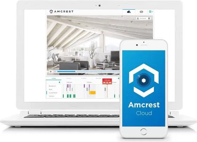Alt view image 5 of 8 - Amcrest IP3M-954E ProHD Outdoor 3 Megapixel POE Security Bullet Camera - IP66 Weatherproof, 3MP (2048 TVL) - White