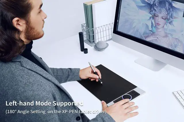Alt view image 7 of 7 - XP-PEN Deco Pro SW Bluetooth Graphics Tablet Wireless Drawing Tablets Painting Pen Tablet for Drawing and Remote Learning