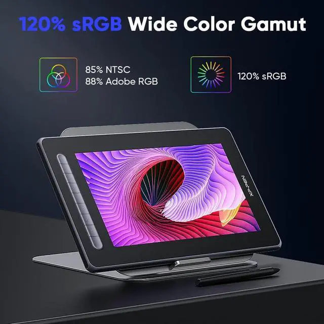 Alt view image 2 of 7 - XPPen Artist 13 2nd Digital Art Drawing Tablet Graphic Tablet with 13.3 in Fully-laminated 1080P  Screen for Windows Android Black