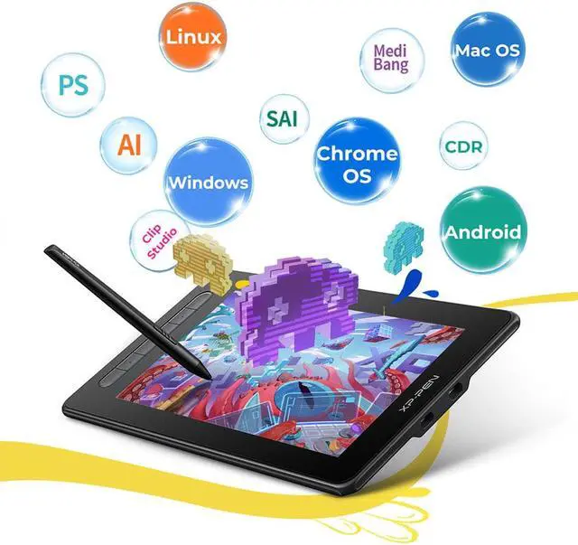 Alt view image 5 of 7 - XPPen Artist 10 2nd Graphic Tablet with Screen 10in Ddigital Art Drawing Tablets with Pen for Beginner