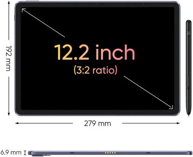 Alt view image 5 of 7 - XPPen Magic Drawing Pad 12.2 Inch Standalone Drawing Tablet No Computer Needed with 16384 Pressure Levels X3 Pro Battery-Free Stylus Paper-Like Screen 8GB + 256GB Portable for Digital Drawing Artists