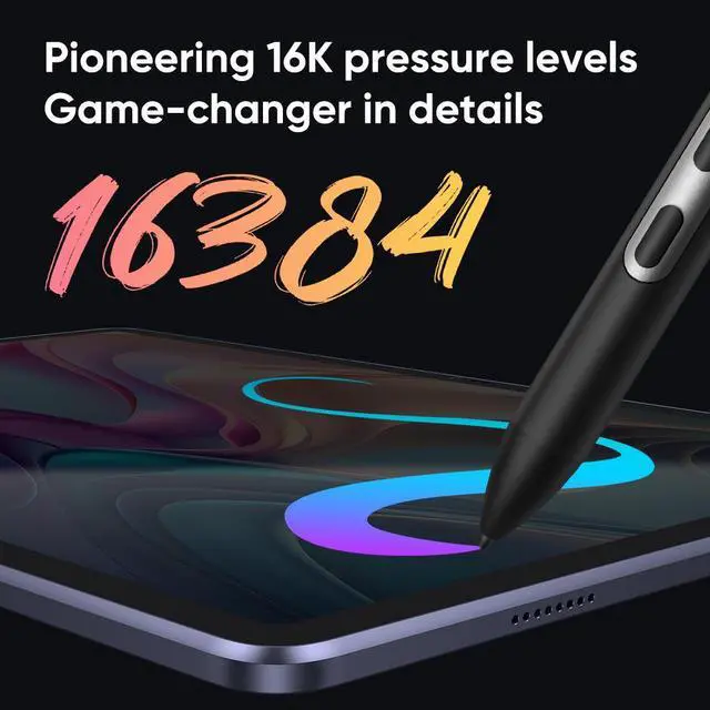 Alt view image 3 of 7 - XPPen 12.2 Inch Magic Drawing Pad 2nd Standalone Drawing Tablet with 16384 Pressure Levels X3 Pro Slim Battery-Free Stylus Paper-Like Screen 8GB + 256GB Portable for Digital Drawing Artists