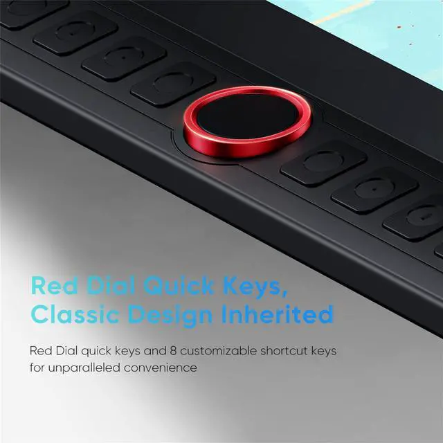 Alt view image 5 of 7 - XPPen Latest Artist Pro Drawing Tablet,15.6"/13.3" Eye Protection Screen,16384 Pen Pressure,2 Gen Design 16.7 Cillion Colors Pen Display,Graphic Tablet with X3 Pro Smart Chip Stylus for Digital Art