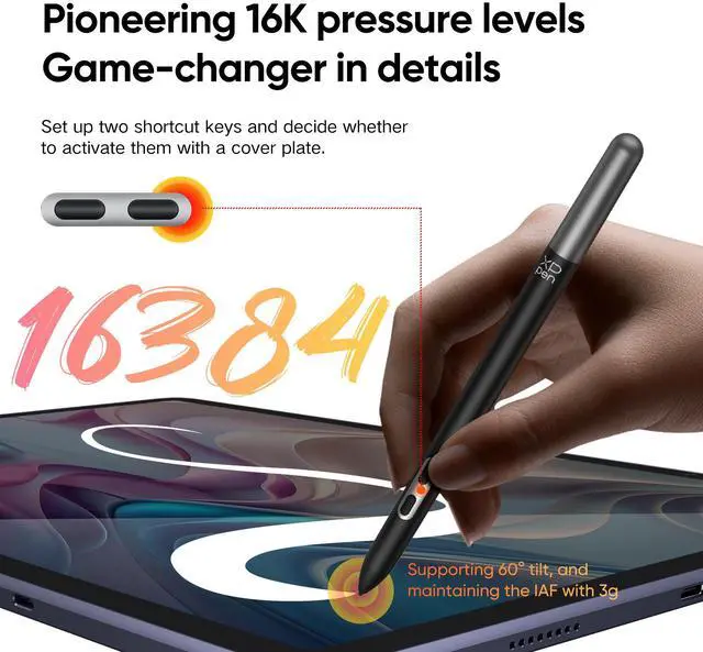 Alt view image 4 of 7 - XPPen 12.2 Inch Standalone Drawing Tablet Magic Drawing Pad, No Computer Needed, Android Tablet with 16384 Pressure Levels Stylus, 8GB + 256GB Portable for Digital Drawing