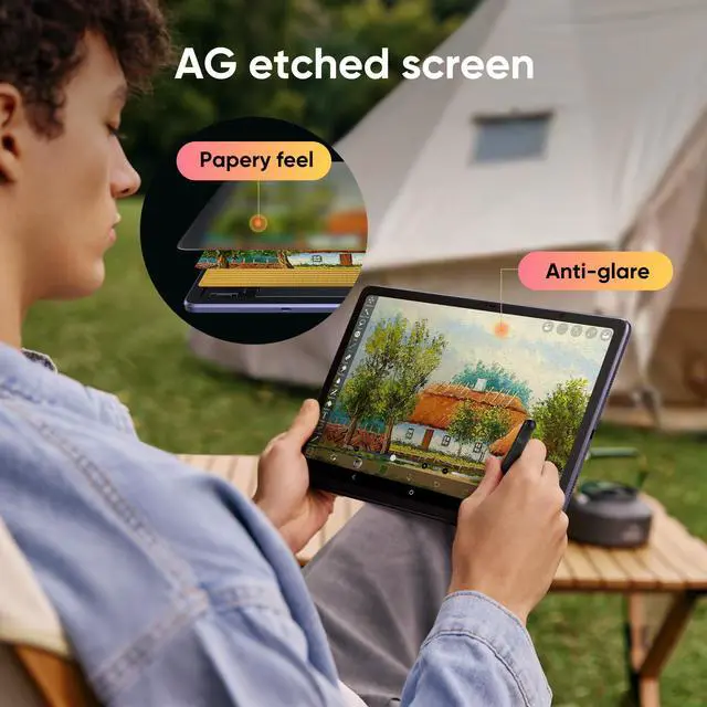 Alt view image 3 of 7 - XP-Pen 12.2 Inch Standalone Drawing Tablet Magic Drawing Pad No Computer Needed Android Tablet with 16384 Pressure Levels Stylus 8GB + 256GB Portable for Digital Drawing