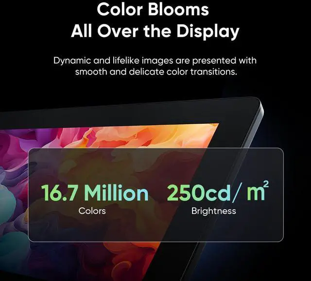 Alt view image 2 of 7 - XPPen Artist Pro Gen2 Graphic Tablet,23.8inch Drawing Tablet with 2.5K Screen,Upgraded 165HZ Super Smooth Drawing Monitor,99% Adobe RGB Display,8192 Level Pen Pressure Digital Art Animation Tablet