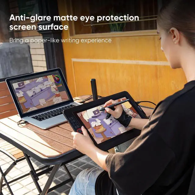 Alt view image 2 of 7 - XPPen Artist Pro Series Drawing Tablet 12/13.3/15.6in Screen 1080P Graphic Monitor, 8192 Pen Pressure, 88% NTSC, Digital Drawing Graphic Tablet Animation Pen Diasplay
