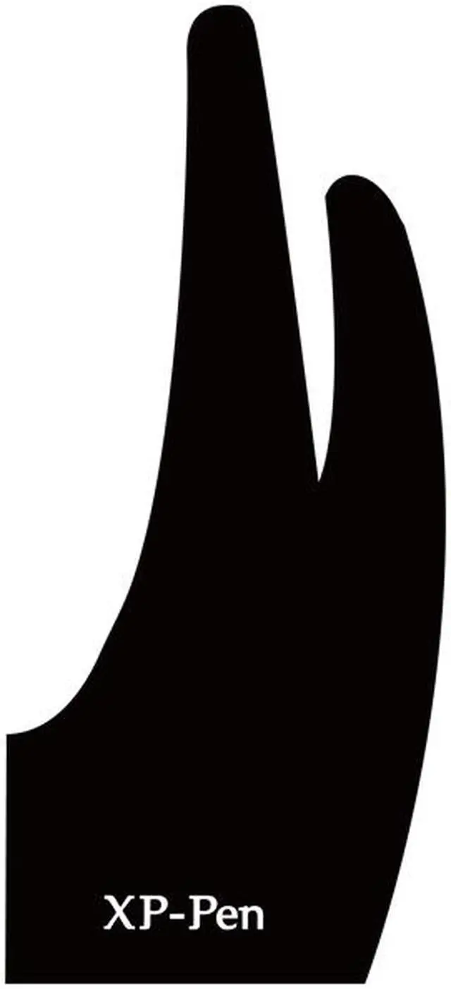 Alt view image 2 of 4 - XP-Pen AC01 Artist Anti-fouling Glove Lycra Glove for Drawing Tablet Pen Display LED Light Box Light Table free size(Black)