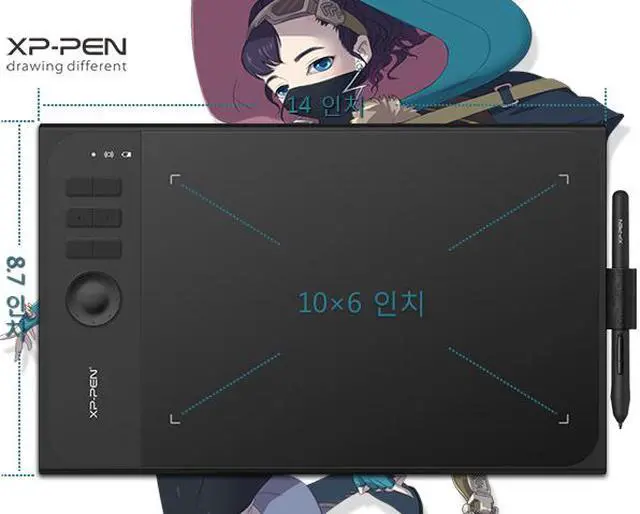 Alt view image 2 of 7 - XP-Pen Star06 Wireless 2.4G Graphics Drawing Tablet Digital tablet Painting Board with 6 Hot Keys